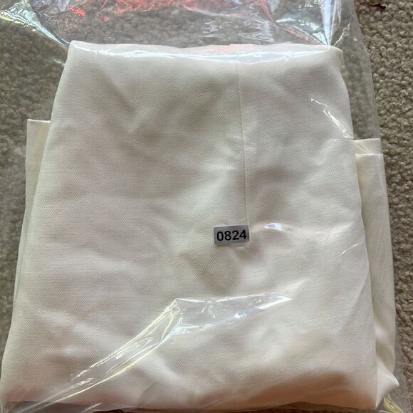 French Connection Whisper Light Square Neck Dress White Size 0 - Picture 14 of 14